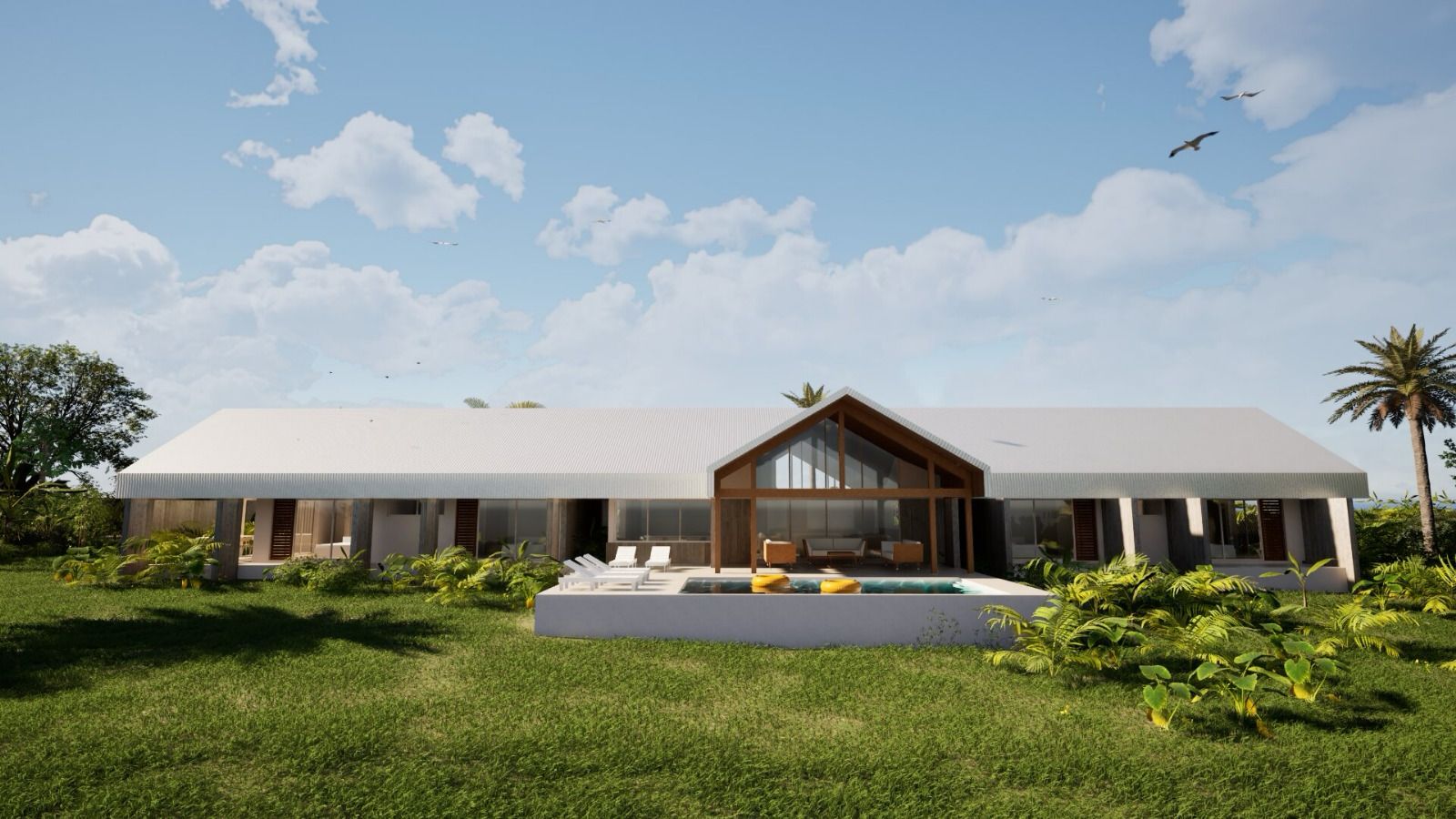 The villa on Pandan Beach