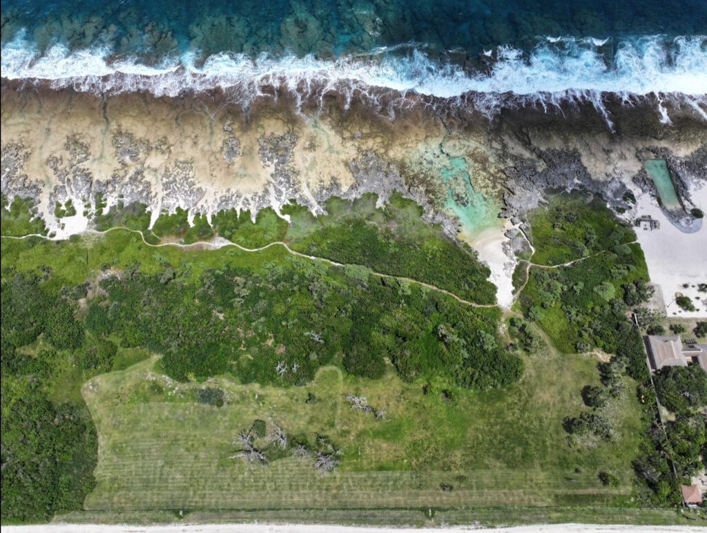 Pandan Beach drone shot