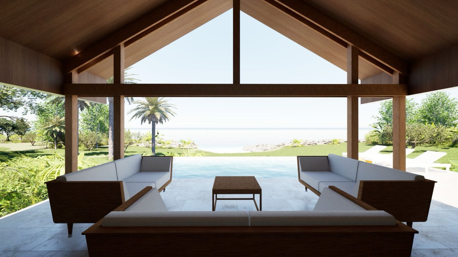 Future view from the villa